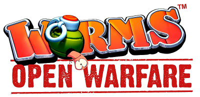 Worms Open Warfare title screen for Nintendo DS